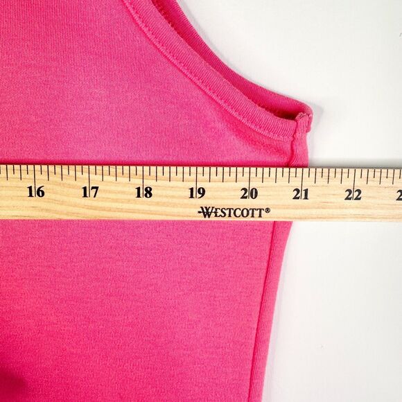 Quacker Factory Twin Set Women L Pink Cotton Embellished Beach Chair Y2K Vintage - Picture 5 of 11